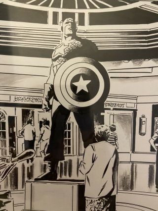 CAPTAIN AMERICA 27 PAGE 2 COMIC ART STEVE EPTING WINTER SOLDIER MUSEUM 2