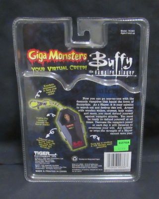 Buffy The Vampire Slayer Giga Monster Virtual Creep Old Stock 1999 TIGER ELE 2