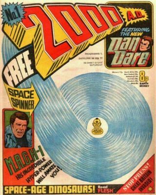 2000ad Prog 1 1st Issue 1977 Comic 1st 2000a.  D.  Medium To