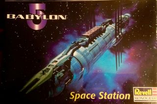 Rare Babylon 5 Space Station Model Kit Misb Revell Monogram B5 Factory