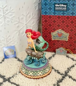 Jim Shore Part Of Your World Disney Showcase Little Mermaid Ariel Music Box