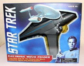 Star Trek Iii - Electronic Movie Phaser Art Asylum Mib Search For Spock 3