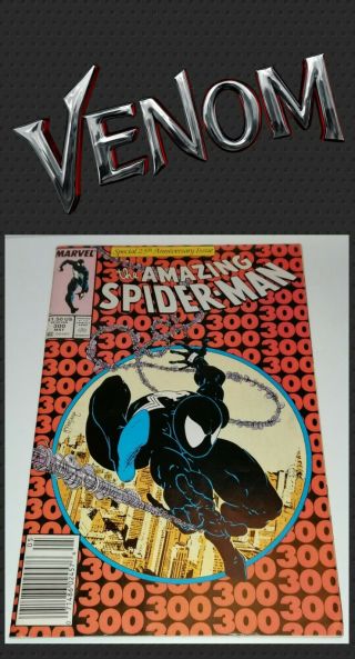 The Spider - Man 300 Marvel Comic Book 1st App Venom Key Issue