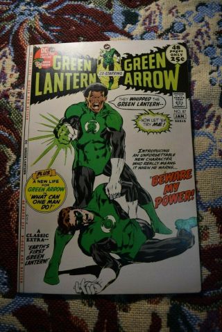 Green Lantern 87 Dc Comics 1971 Neal Adams 1st John Stewart Major Key
