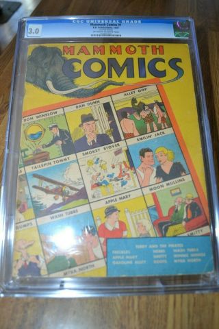 Mammoth Comics 1 1938 Cgc - 3.  0 - Second Highest Grade In World