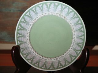 Wedgwood 18/early 19th Century Green Dip Saucer White Reliefs Real Musuem Piece