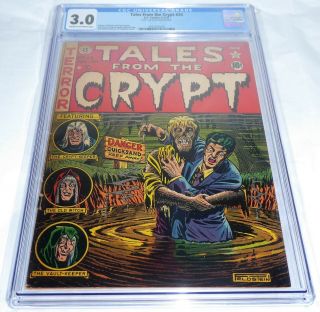 Tales From The Crypt 24 Universal Grade Comic 3.  0 Survival Cover Pre - Code Witch