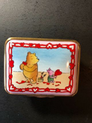 Halcyon Days Enamel Box " Winnie The Pooh "