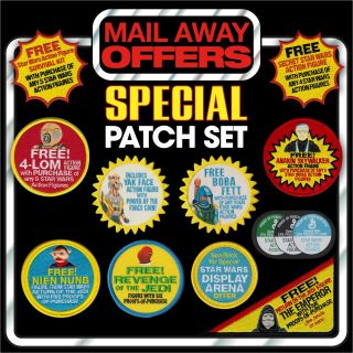 Kenner Star Wars Vintage " Mail - Away Offers " Bundle Set Of 11 Iron - On Patches