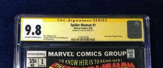 Spider - Woman 1 CGC 9.  8 SS Signed by STAN LEE - - signature series - $1 START NO RSV 2