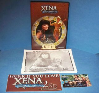 The Official Xena Warrior Princess Fan Club Kit 11 Dvd Rare Dvd