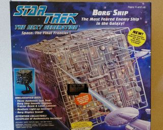 Star Trek The Next Generation Borg Cube Ship Playmates Collectors Edition 1994
