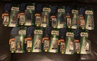 Star Wars 1998 Power Of The Force Flashback Photo Series Complete Set 11 Moc