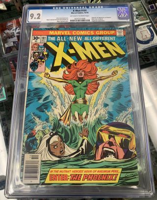 Marvel Comics Uncanny X Men 101 Cgc 9.  2 Origin & 1st App Of The Phoenix