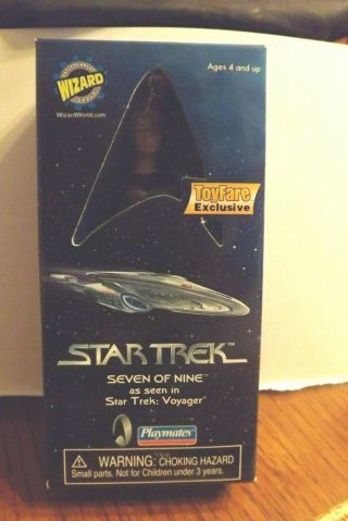 Star Trek Voyager Playmates Figure Toyfare Fair Exclusive Seven Of Nine 7 Of 9