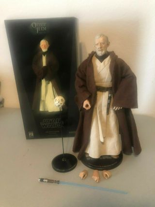 Sideshow / Star Wars Obi - Wan Kenobi 1:6 / 12 " Order Of The Jedi Figure Complete