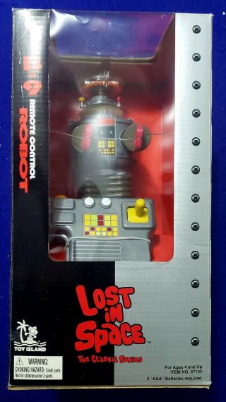 Lost In Space Toy Island Remote Control B9 Toy Robot 1998