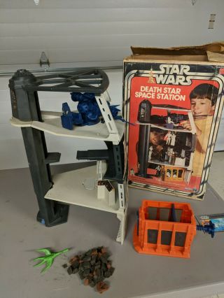 1977 Death Star Space Station Star Wars A Hope Anh Complete 3 3/4 Fig
