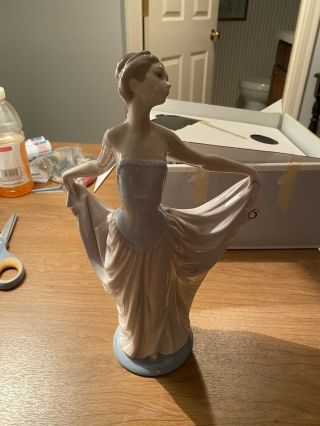 1979 Lladro " Dancer " 5050 Ballerina Porcelain Figurine Very Rare
