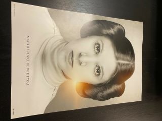 Star Wars Celebration 2017 Carrie Fisher Princess Leia Limited Edition Poster