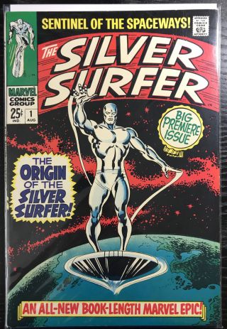 The Silver Surfer 1 Signed By Stan Lee