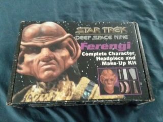 Star Trek Deep Space 9 (nine) Ferengi Headpiece & Make - Up Kit – Nos - 1994