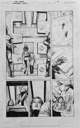 Gary Frank Doomsday Clock Comic Art 11 P10,  Batman,  Watchmen,  Superman