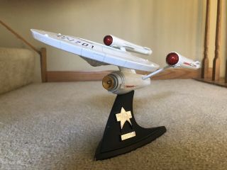 Star Trek Franklin,  Enterprise 25th Anniversary Die Cast Model Ncc - 1701