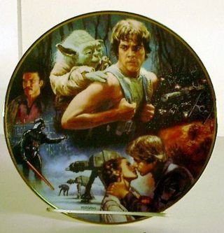Vintage Star Wars (empire Strikes Back) 20th Anniversary Plate - Boxed W