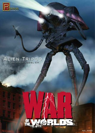 War Of The Worlds 2005 " Alien Tripod " Model Kit 1/144 Scale Pegasus Models
