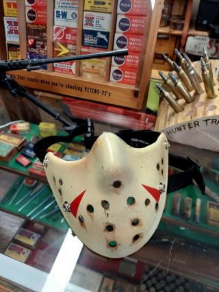 Tom Savini Friday The 13th Jason Ppe Hockey Mask Without Filter.