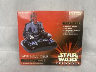 1999 Darth Maul Star Wars Episode 1 Intex Inflatable Chair -
