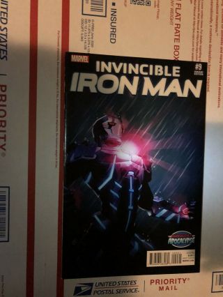 Invincible Iron Man 9,  Variant 2016,  Nm 1st Appearance Riri Williams No Flaws