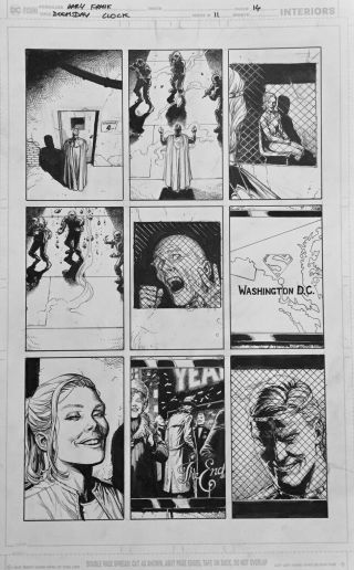 Gary Frank Doomsday Clock Comic Art 11 P16,  Batman,  Watchmen,  Superman