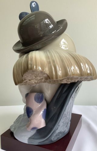 Lladro Pensive Clown Head Gloss Finish Figurine 5130 3