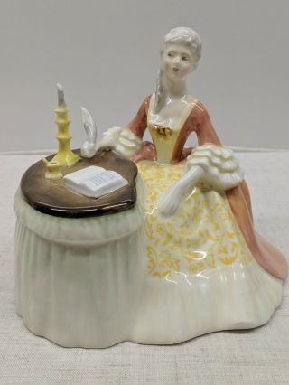 Vintage Royal Doulton Figurine Meditation Hn 2330 Signed Michael