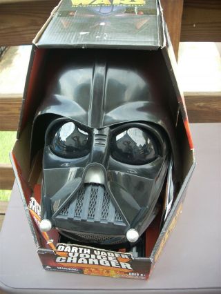 Star Wars Darth Vader Revenge of the Sith Voice Changer Electronic Helmet NIB 2