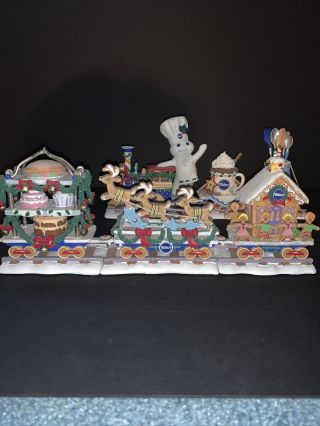 Vintage Pillsbury Doughboy Danbury Christmas Express Train 2002 2