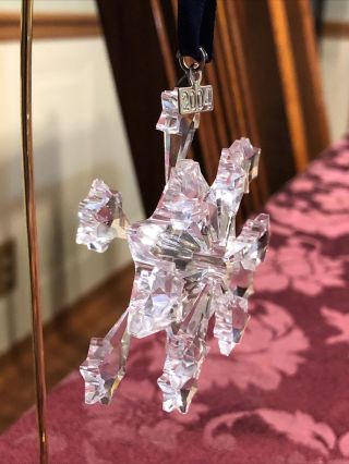 SWAROVSKI Crystal Annual Snowflake Ornament 2004 No Box 631562 3