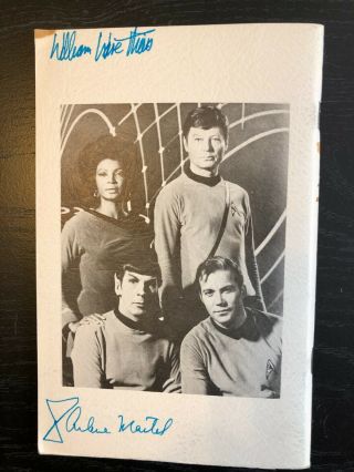 Vul - Con I & II Star Trek Convention Program Books Autographed by Gene Rodenberry 2