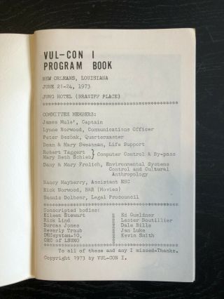 Vul - Con I & II Star Trek Convention Program Books Autographed by Gene Rodenberry 3