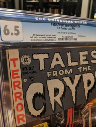 Tales From The Crypt 27 CGC 6.  5 2
