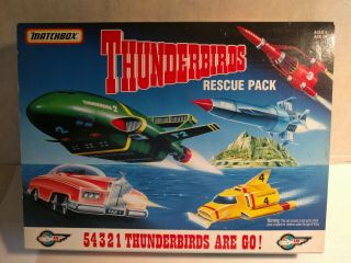 Thunderbirds Rescue Pack 1994 Matchbox In Vf/nm Box - Never Opened