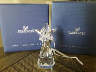Swarovski Crystal Angel Ornament 2015 Mib