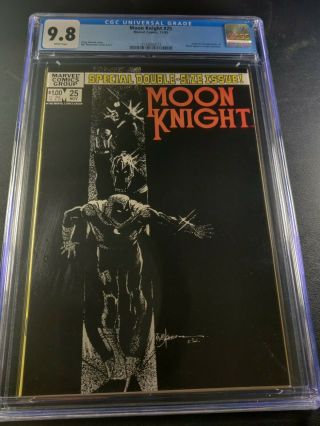 1982 Marvel Moon Knight 25 Cgc 9.  8 1st Black Spectre