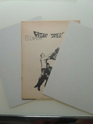 Inside Startrek No.  1 [ultra - Rare Fine Condition] 1967
