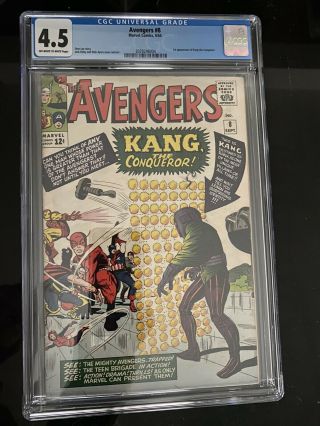 Avengers 8 Cgc 4.  5 1964 1396991013