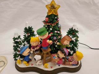 Danbury Peanuts Christmas Time Is Here Orignal Box