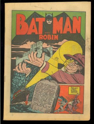 Batman 8 Unrestored Early Golden Age Joker Story DC Superhero Comic 1941 PR 3