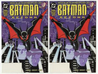 Batman Beyond Special Origin Issue 1 (2 Copies) Avg.  Nm,  9.  6 Dc 1999